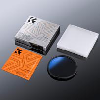 K&F CONCEPT Nano K Series 82mm CPL Filter Ultra-thin Trapezoidal Frame Blue-Coated Film with a Piece of Vacuum Cleaning Cloth 49mm mėlyna