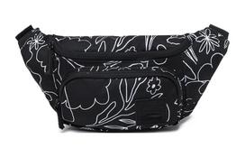 Li Ning Sports Life Collection Polyester Sling Bag, Fanny Pack Regular Unisex Black ABDT185-1