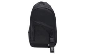 Li Ning Fabric Shoulder Bag, Crossbody Bag, Sling Bag Regular Unisex Pure Black ABDS439-3