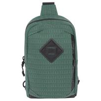 Li Ning Polyamide One Shoulder Crossbody Sling Bag Regular Unisex Green ABDU223-1