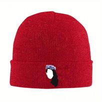 Lana Del Rey Simplistic Hats Autumn Winter Beanie Warm Ultraviolence Hip Hop Music Album Caps FeUnisex Unisex Acrylic Knitted Hat