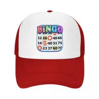 Custom Hot Game Bingo Trucker Hat Unisex Women Adjustable Unisex Baseball Cap Hip Hop Dad Hat One Size