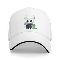 Funny Video Game Hollow Knight  Baseball Caps Hip Hop  Sandwich Caps for Unisex Women Adjustable Headwear Outdoor One Size