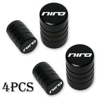 4pcs For KIA NIRO Car Wheel Tire Valve Caps Tyre Stem Covers Airdust Waterproof Accessories