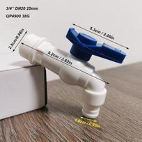 IBC Tank Tap Adapter Valve S60X6 Coarse Thread Garden Quick Connect Faucet 1/2 3/4  Male Tank Tap Accessory Fitting