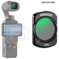 NEEWER Filter Kit for DJI Osmo Pocket 3 Camera, Magnetic ND2-32 / CPL / Black Mist Diffusion 1/4 Filter 3Pcs Filter Set 1Pcs CPL