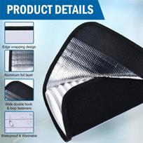 AAAN-Portable Air Conditioner Hose Cover For 5  & 5.9  Diameter Easy Installation For Heat Reduction AC Hose Insulated Cover Wra pilka