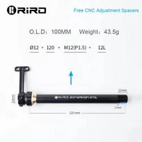 RIRO Bike Thru Axle MTB Road 12mm 15mm Front Fork Shaft Skewers Bicycle Quick Release Skewer Rear Hub Wheel Shaft Cycling Parts 12mm-120mm