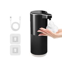 360ML Wall-Mounted Automatic Induction Smart Sense Soap Dispenser IPX5 Waterproof Touchless Hand Sanitizer Pump Washing Machine Black-Foam