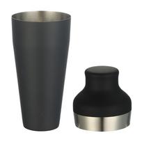 Art Deco Cocktail Shaker Martini Shaker Bar Shaker 19.25oz / 550ml matinė juoda spalva