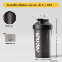 Shaking Cup Fitness Sports Water Cup Protein Powder Shaking Cup Milk Shake Brewing Mixing Cup Male Female Cup Shaker Bottle 400-600ml