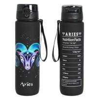 12 zodiac Aquarius 1L outdoor activity leak-proof plastic cup portable water bottle birthday gift holiday gift 1000ML