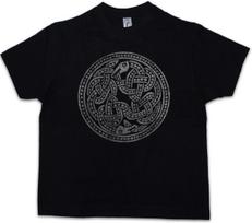 NORSE SNAKES Kids Boys kids boys T-Shirt Valhalla Ravens Odin Thor Mjölnir Midgard 100