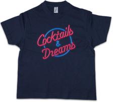 COCKTAILS & DREAMS COCKTAIL MOVIE LOGO Kids Boys kids boys T-Shirt Tom Cruise Barkeeper 100