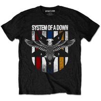 System Of A Down Unisex T-Shirt: Eagle Colours (Large) S