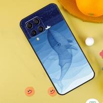 Cartoon Whale For Samsung Galaxy M11 M12 M13 M14 M15 M34 M54 M55 M33 M53 M31 M51 M30s M32 M52 M20 Case Samsung M31s
