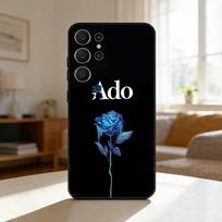 A-Ado Rose Mobile Phone Case For Samsung S26,S25,24,23,22,30,21,10,9,Ultra,Plus,Lite,FE Soft Black Case Samsung S24fe