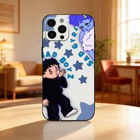 J-Junior H Sad Girl Phone Case For iPhone17,16,15,14,13,12 Plus,Max Soft Silicone Black Cover iPhone12PRO