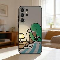 Epc Cute J-JOGUMAN Phone Case For Samsung S26,S25,24,23,22,30,21,10,9,Ultra,Plus,Lite,FE Soft Black Case Samsung S25Plus