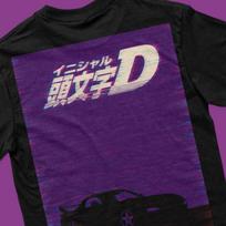 Anime Tuning Mars Retro Initial D Manga T-Shirt Mens Womens Tees Top Cartoons Japan JDM GTR Supra 2XL