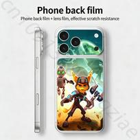 R-Ratchet Clank TICKET Decal Skin Wrap for iPhone 17 Pro/Pro max Protective Film for Back, Frame, Camera 17PM