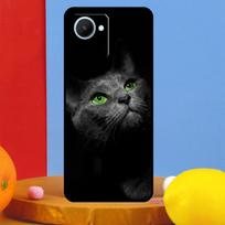 Black Cat Staring Eyes For Realme GT5 GT Neo 6 9 10 11 12 Pro Plus C21Y C25s C30 C31 C33 C35 C51 C53 C55 C67 Case Realme C35