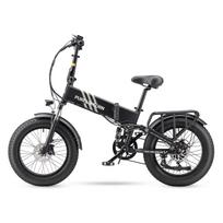 HALO KNIGHT U4 Adult Mountain Electric Bike 1000W Motor 48V15AH  Battery Folding Electric Bicycle 20 x 4.0 Inch Fat Tires  Urban Commuting E-Bike juoda