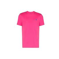 Polo Ralph Lauren Logo Embroidered Casual Crew Neck Short Sleeve T-Shirt Men T-Shirt Magenta 710671438-261 M
