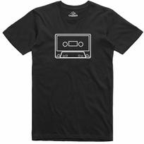 Cassette Tape Old School Retro Cult Music Men's Loose Fit Cotton T-Shirt S