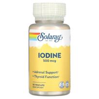 Solaray, Potassium Iodide Extracted Iodine, 500 mcg, 30 Veggie Capsules