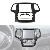 Center Console Navigation Panel Decoration Cover Trim for Jeep Grand Cherokee 2014 2015-2018 Carbon Fiber Interior Accessories