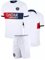 Suaugusiųjų Futbolo Marškinėliai PSG 2023-24 Išvykos Rinkinys 26