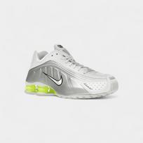 Nike Shox R4 White Metallic Silver Volt (Women's) 37.5 pilka