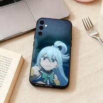 A-Aqua Anime KonoSubaS-S Phone Case For Samsung Galaxy A73,A72,A71,A70,A53,A52,A51,Soft Silicone Black Cover Samsung a31