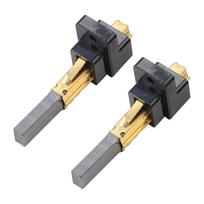 2 Pieces Vacuum Cleaner Carbon Brush Replacement Motor Carbon Brush Holder 6.3*11*30MM Fitment Retractable Design Easy Install juoda