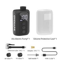 CYCLAMI Portable Pocket Bike Electric Air Pump Road MTB MINI Fast Rechargeable Compressor Tire Inflator 100 PSI With screen A5S A5S