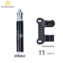 QIUDANOW Mini Electric Bike Air Pump Portable with Presta/Schrader Valve for Road Bike Motorcycle Mountain Bike Tire Inflation EI-MINI-HAND