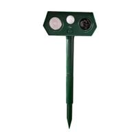 Solar Powered Ultrasonic Pest Repeller with Infrared Motion Sensor High Power Animal Deterrent Device for Outdoor Use Garden Yard One Size