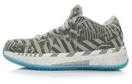 Li Ning WOW 2 Way Of Wade 2 Slip Resistant Cushioning Abrasion Resistant Low top Basketball Shoes Men's Gray Blue ABAJ007-5 41