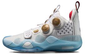 Li Ning WOW 8 Way Of Wade 8 Home, Retirement Night Fabric Abrasion Resistant Breathable Mid top Basketball Shoes Men's ABEP001-4 40