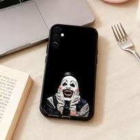 Art the Clown horror T-Terrifier Phone Case For Samsung Galaxy A73,A72,A71,A70,A53,A52,A51,Soft Silicone Black Cover Samsung a21