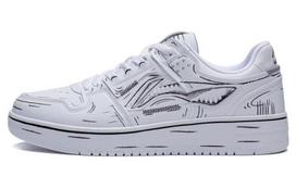 Li Ning Tianji Slip Resistant, Abrasion Resistant, Breathable, Height Increasing Low top Skateboard Shoes Men's AGCT375-2 39