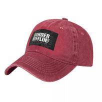 The Office Quotes Dunder Mifflin Paper Company Inc Baseball Caps Snapback Denim Fabric Hats Casquette Baseball Cowboy Hat One Size