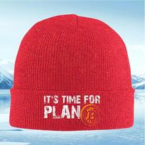 Time for plan Bitcoin logo Unisex Women Unisex Knitted Hat Beanie Pullover Cap Winter Thermal Warm Christmas Outdoor Cycling Hiking