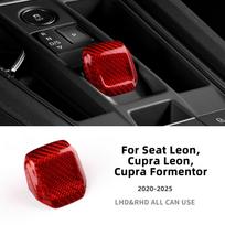 Real Dry Carbon Fiber For Seat Leon MK4/Cupra Leon/Cupra Formentor 2020 2021 2022 2023 2024 2025 LHD RHD Gear Shift Konb Trim
