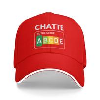 Baseball Caps Creative Nutri-Score A Chatte Cat Lover Casquette Unisex Women Outdoor Summer Caps One Size