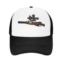 Mesh Sun Hats Escape From Tarkov  Summer Hip Hop Hats For Unisex Women Chad Mosin Rifle Sunscreen Outdoor Sports Baseball Cap One Size