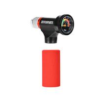 Mini CO2 Inflator with Pressure Gauge Portable Bicycle Tire Pump for Road and Mountain Bikes No CO2 Cartridges Included PC002S