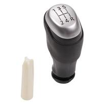 328654134R 328651259R For Renault Clio Mk4 IV 2012- 5/6 Speed Gear Shift Knob Manual Stick Head Shifter Lever Handle Matter Silver 5R