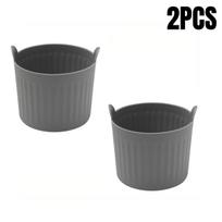 2/4Pcs Silicone Air Fryer Baking Ramekins Muffin Egg Poacher Cupcake Baking Cups Nonstick Easy Release Microwave Oven Moulds